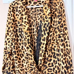 Vince Camuto Animal Print blouse